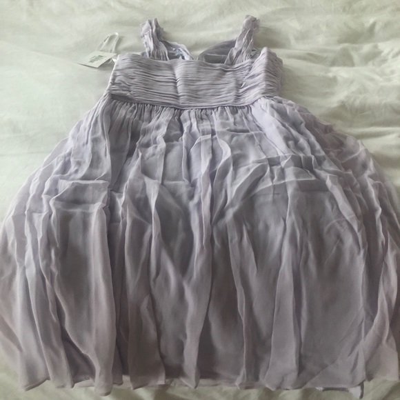 Donna Morgan Light Purple Silky Lined Dress - Picture 7 of 12